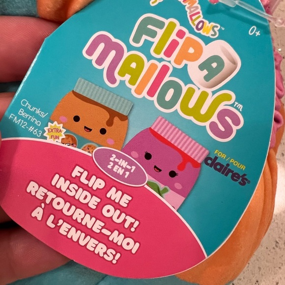 Squishmallows Chunks and Berrina - Flip-A-Mallows - Picture 3 of 6